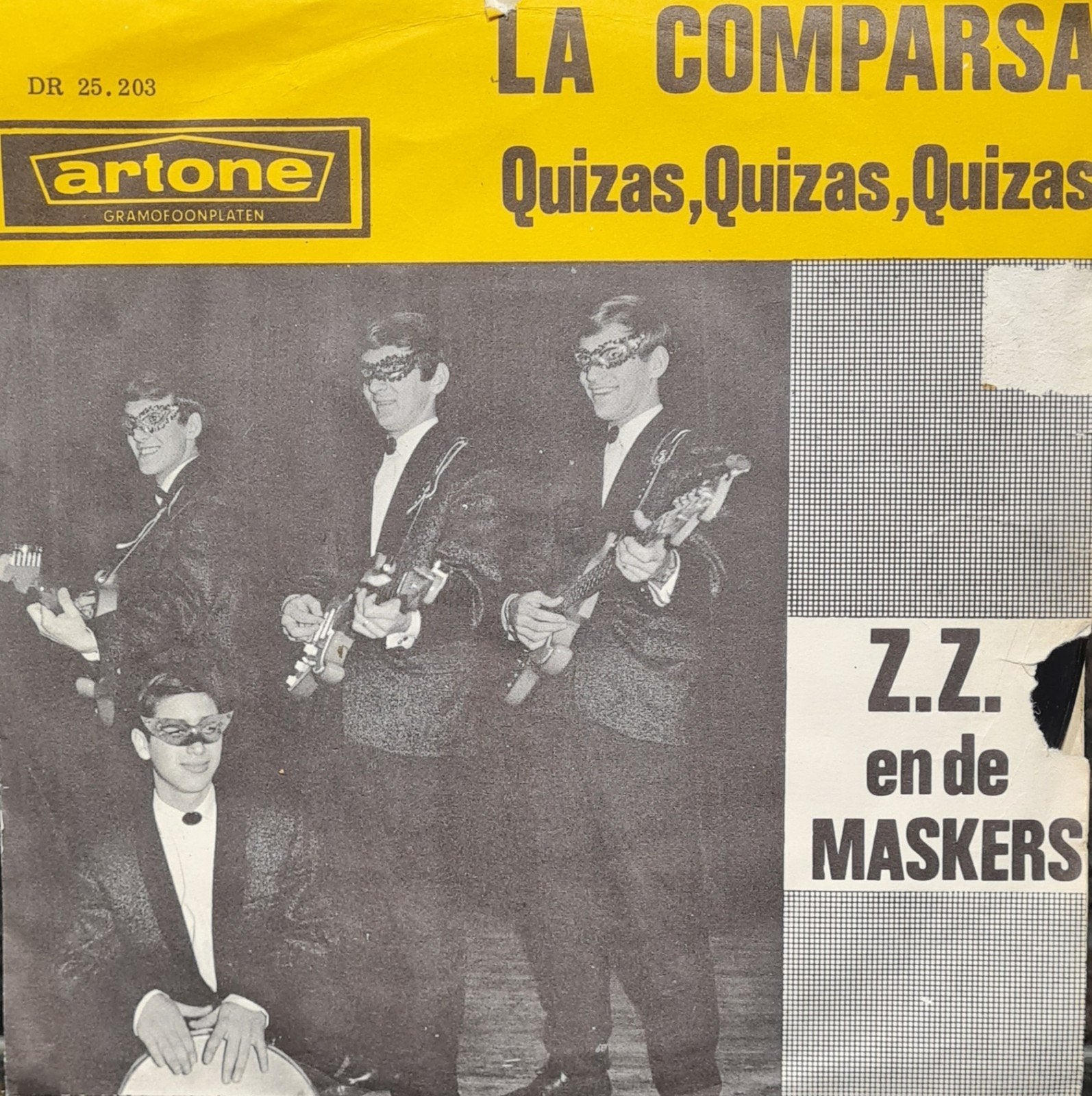 ZZ EN DE MASKERS - LA COMPARSA (HOES BESCHADIGD), Cd's en Dvd's, Vinyl Singles, Ophalen of Verzenden, Gebruikt