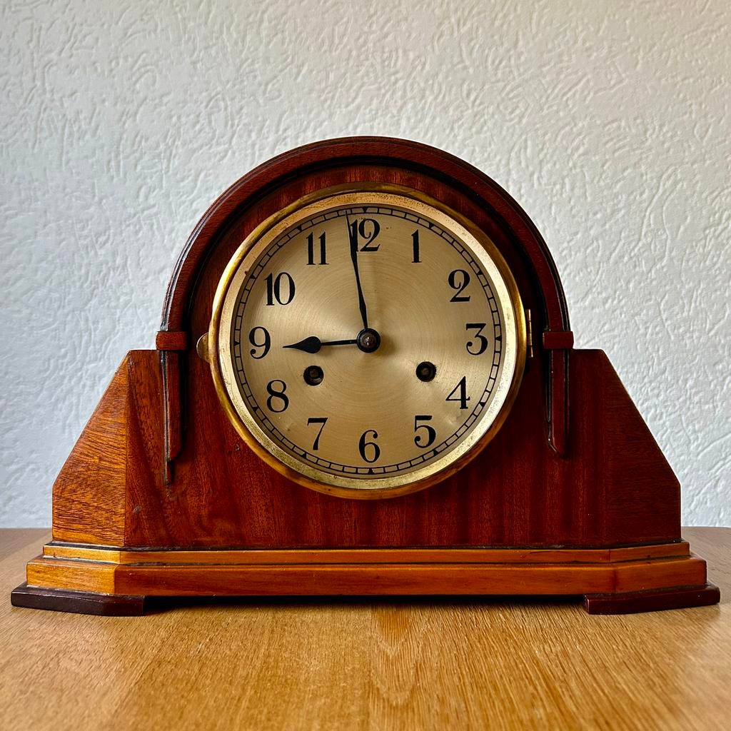 Haller & Benzing Art Deco pendule, Antiek en Kunst, Antiek | Klokken, Ophalen of Verzenden