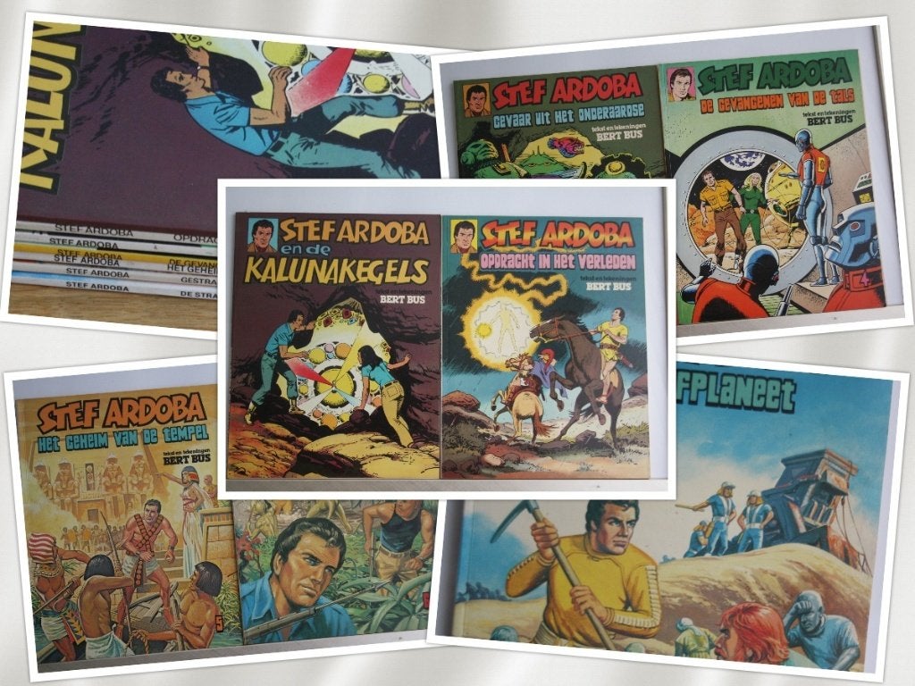 Stef Ardoba 1 tm 7 ongelezen, Boeken, Meerdere stripboeken, Ophalen of Verzenden, Nieuw