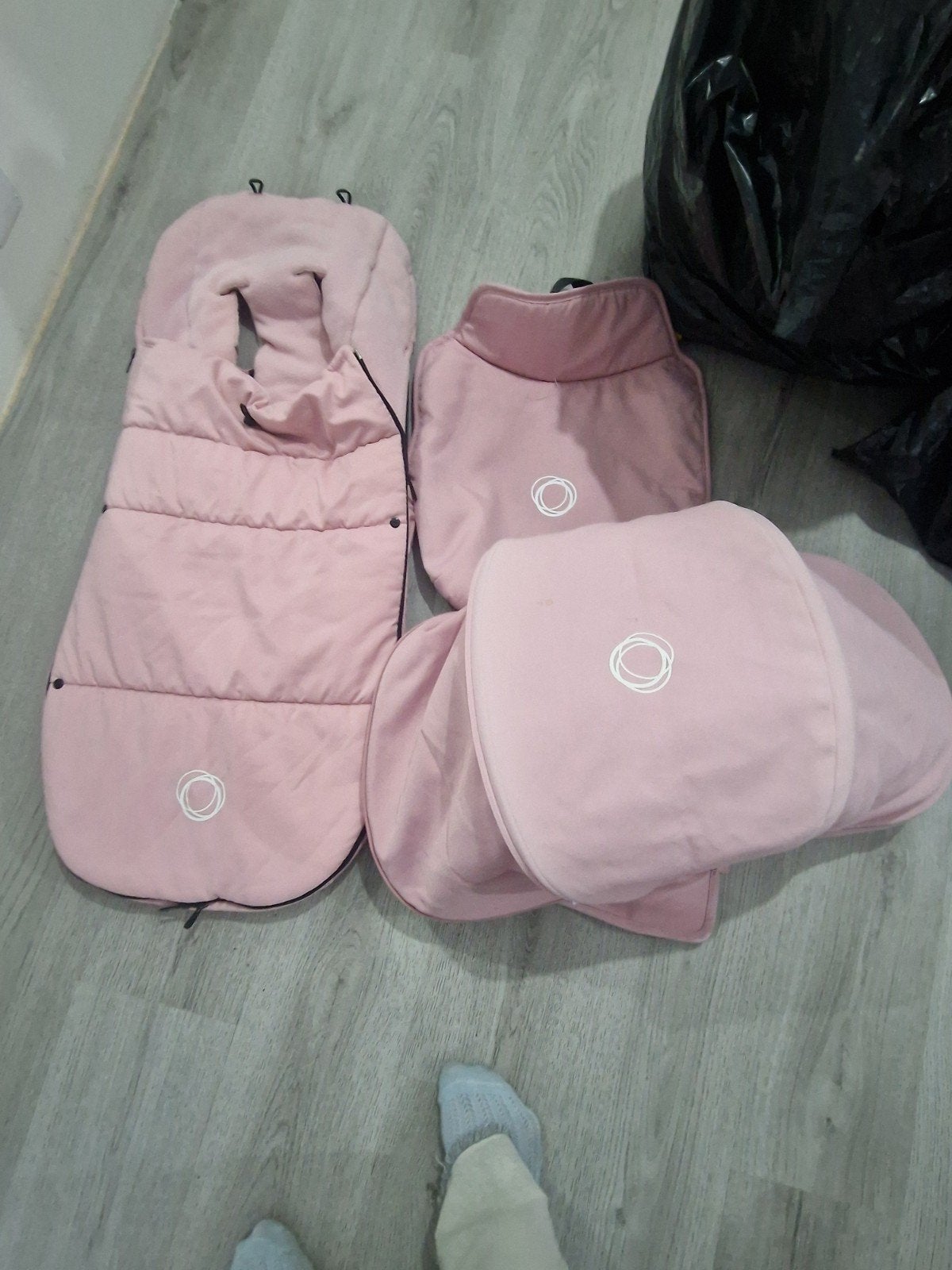 Bugaboo Voetenzak en Bekleding - Roze, Ophalen of Verzenden, Gebruikt, Bugaboo