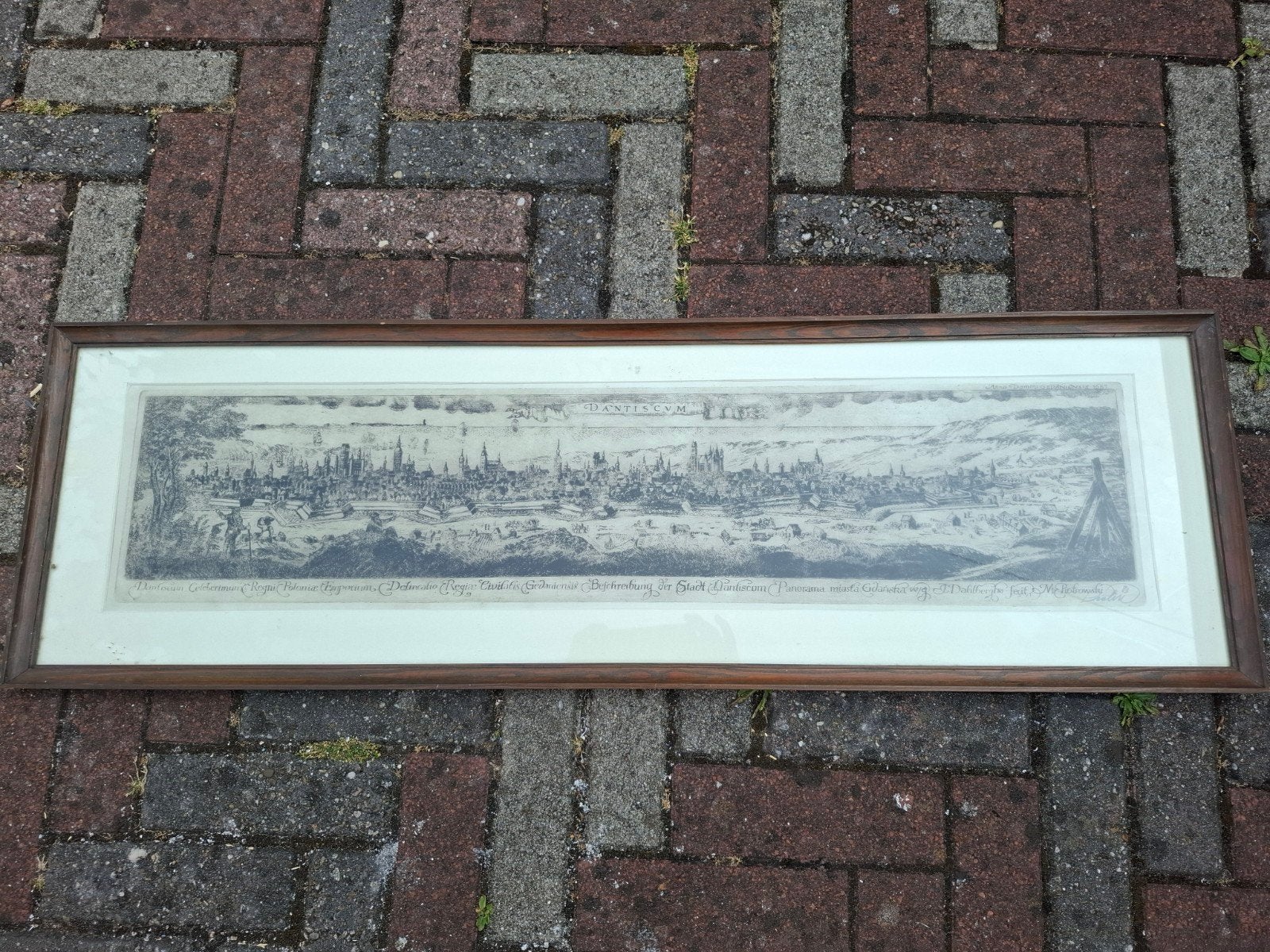 Mooie replica 'Stadsgezicht Gdansk', Ophalen