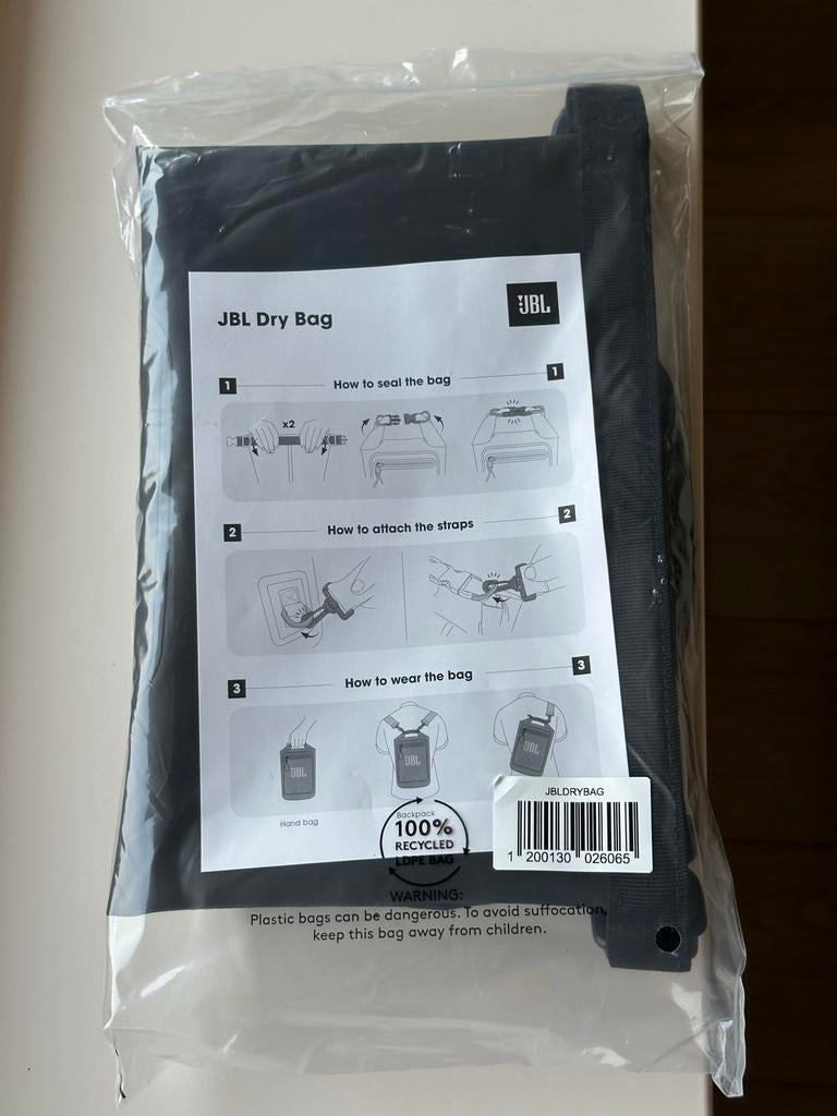Nieuwe JBL Dry Bag - Waterdichte Tas, Ophalen of Verzenden, Nieuw