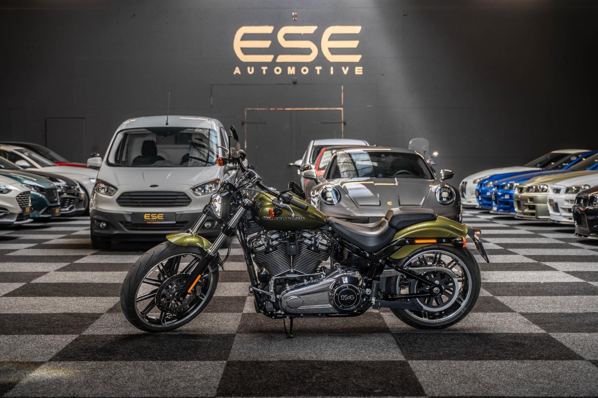 Harley Davidson 114 FXBRS Softail Breakout, LED Verlichting, Chopper, Bedrijf, Meer dan 35 kW