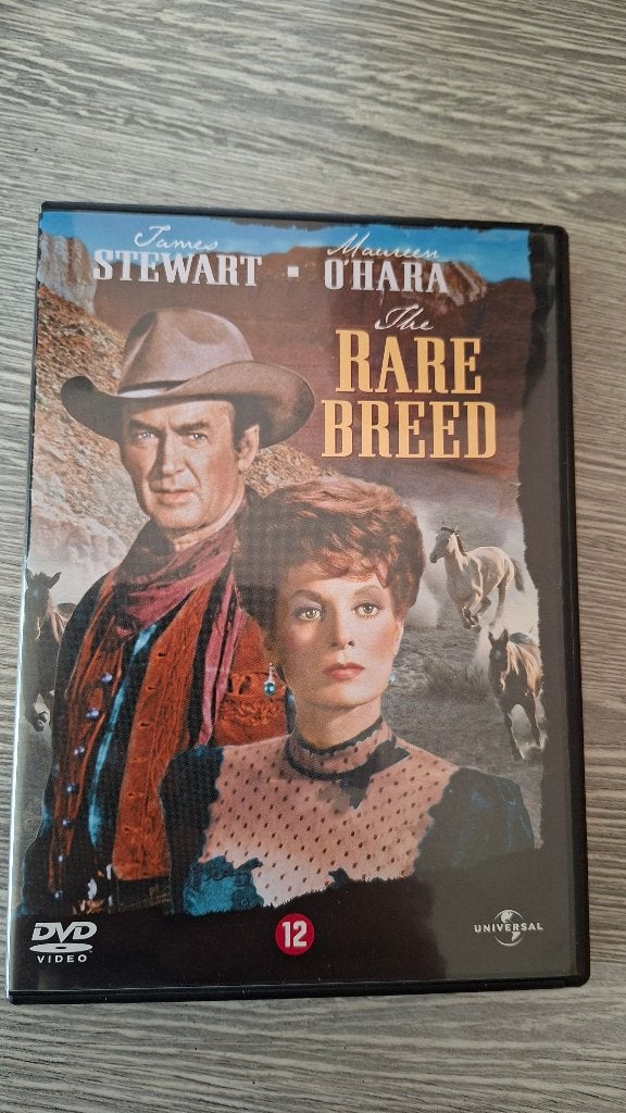 The Rare Breed western dvd met James Stewart, Zo goed als nieuw, Engels, Vanaf 12 jaar, Engels