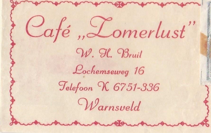 Zomerlust Lochemseweg Warnsveld - W Bruil, Ophalen of Verzenden
