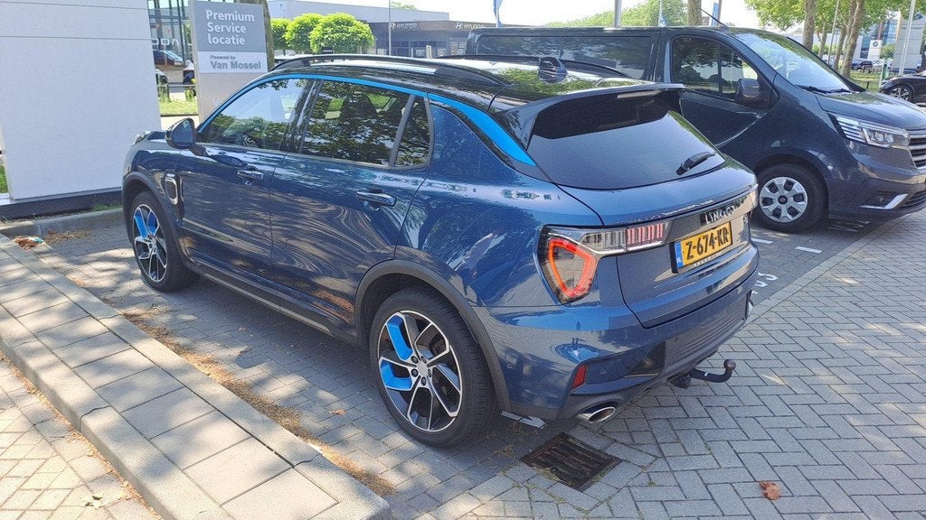 Lynk & Co 01 1.5 | Trekhaak 1800 KG | Panoramadak | Privacy, Auto's, Lynk & Co, 12 maanden, Stof, Blauw, 120 €/maand