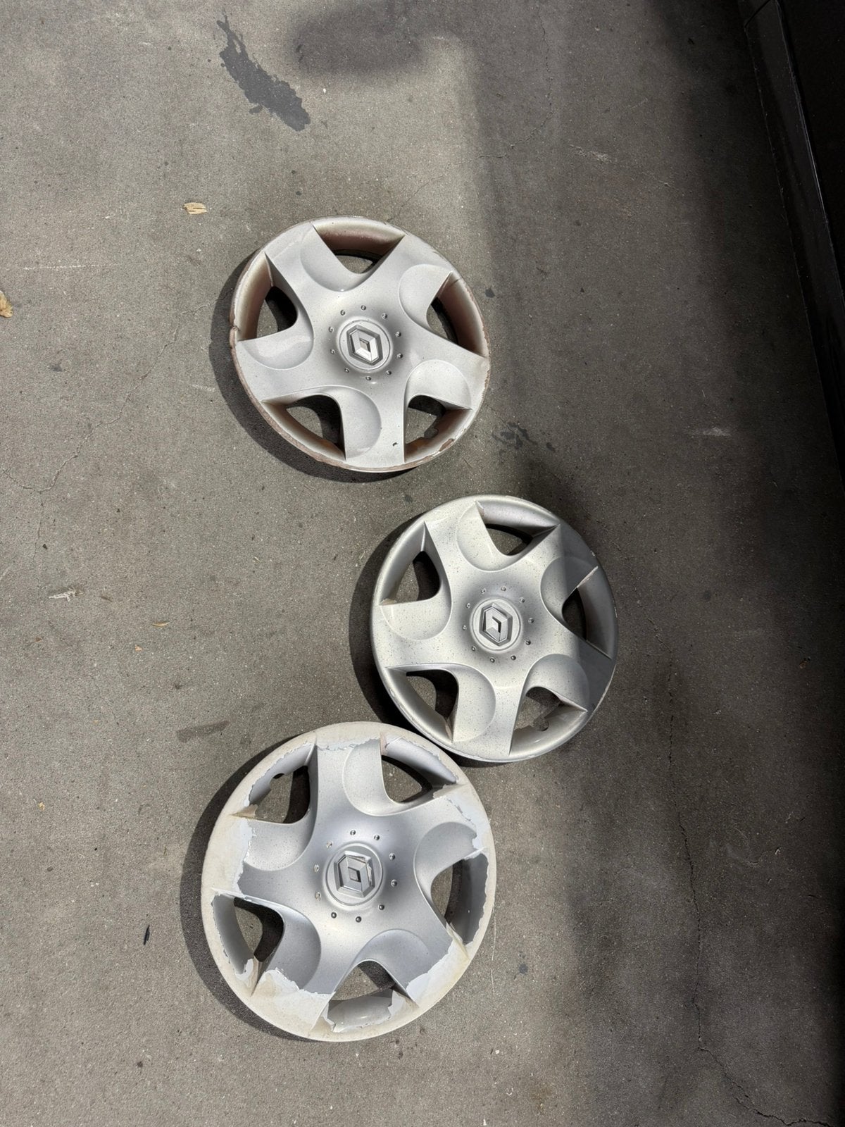 3 stuks Renault Twingo wieldoppen 14 inch, Ophalen of Verzenden, Zo goed als nieuw, Renault, Renault