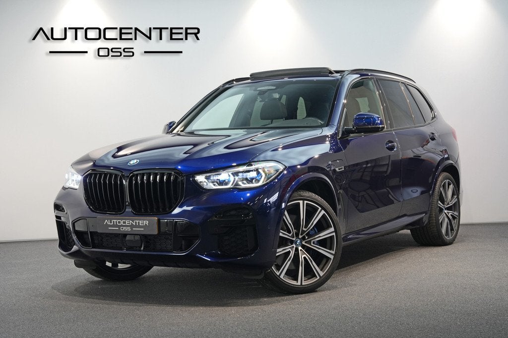BMW X5 xDrive45e M-Sport ✅ BMW Gar. 3/2028 ✅ Pano ✅ 50, 12 maanden, Gebruikt, 394 pk, Blauw