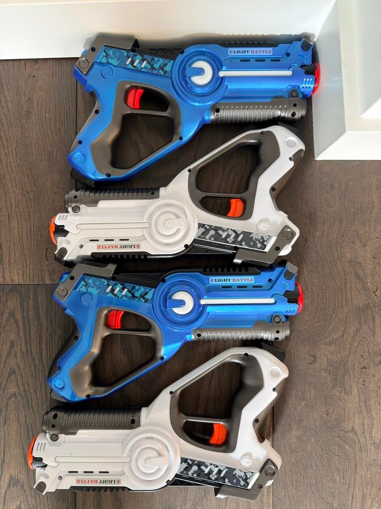 Light Battle Lasergame Set - 4 Laserguns, Ophalen, Gebruikt, Jongen of Meisje