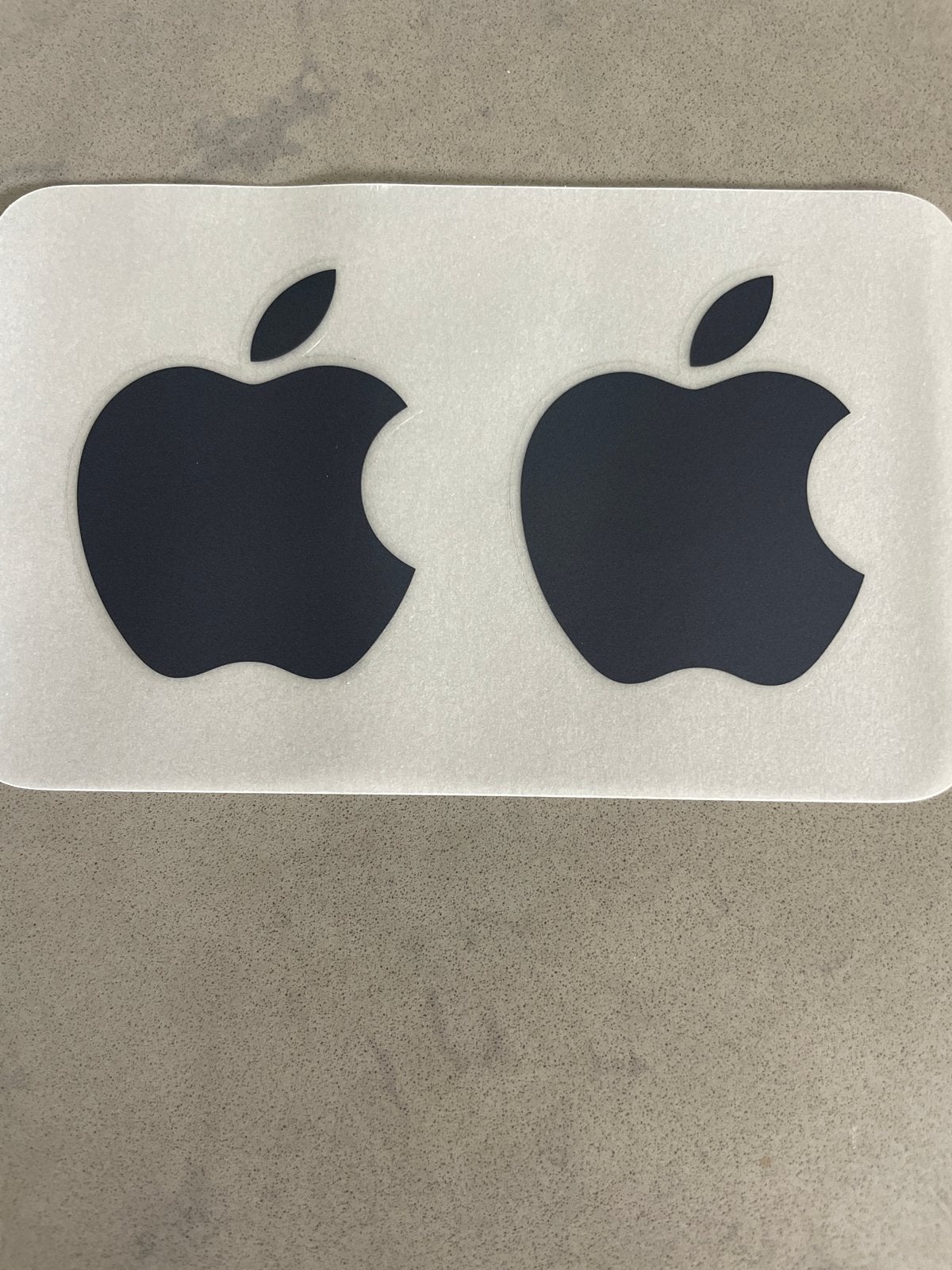 Apple logo stickers - 2 stuks, Verzenden