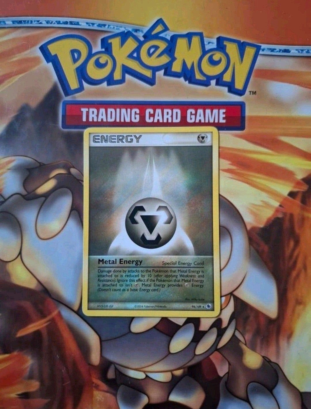 Metal energy 94/109 Ex Ruby&Sapphire set rare pokemon kaart, Ophalen of Verzenden, Gebruikt, Losse kaart