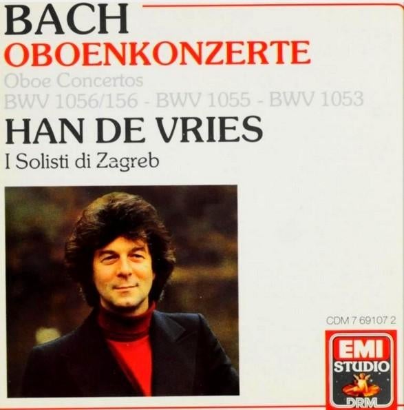 Bach Han de Vries Oboe Concertos CD, Ophalen of Verzenden, Barok, Gebruikt, Overige typen