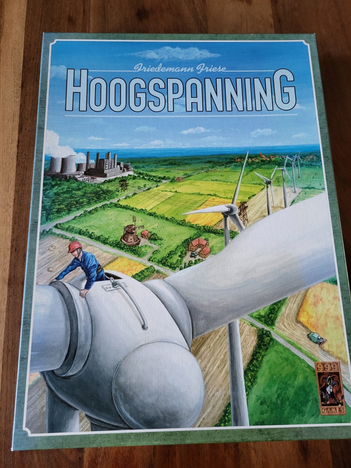 Hoogspanning bordspel - Strategisch energiebeheer, Vijf spelers of meer, Ophalen of Verzenden, Zo goed als nieuw, 999 Games