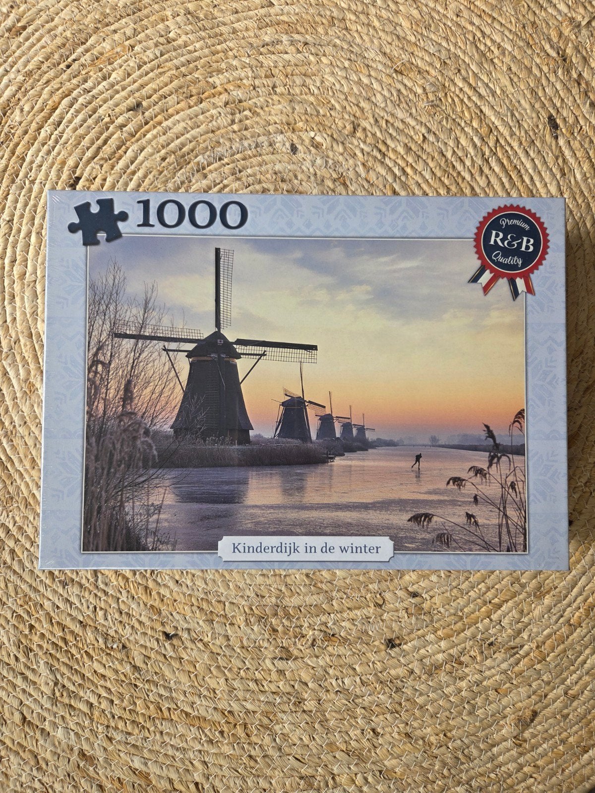 Nieuwe legpuzzel 'Kinderdijk in de winter' 1000 stukjes, Ophalen of Verzenden, 500 t/m 1500 stukjes, Nieuw, Legpuzzel