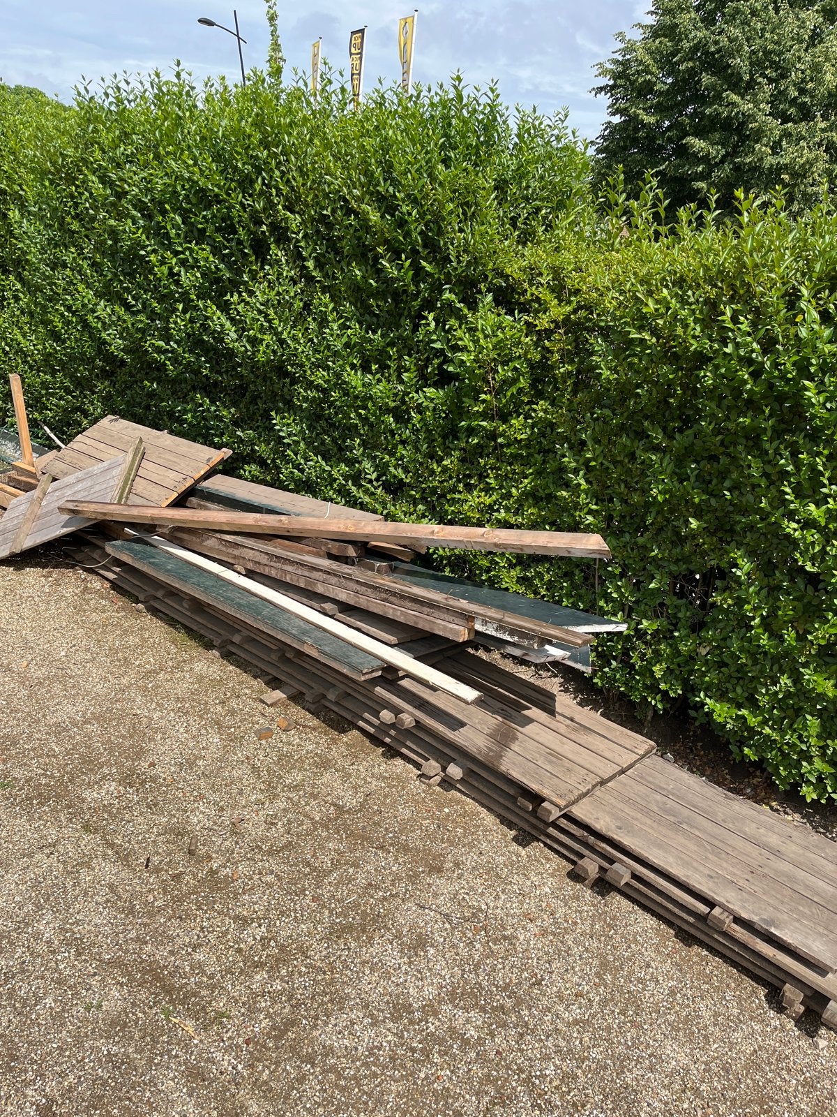 Gratis | Diverse partij gebruikt hout, planken en balken, Ophalen, Gebruikt, Balk, Overige houtsoorten