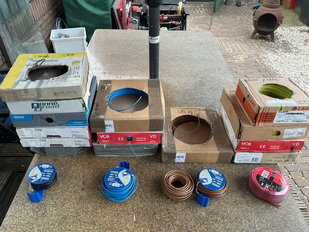 Installatie draad, elektriciteit draad, Ophalen of Verzenden, Zo goed als nieuw, Kabel of Snoer