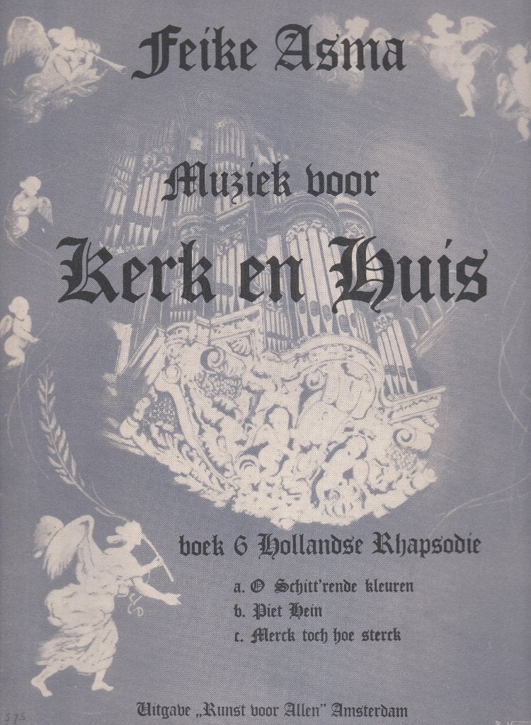 FEIKE ASMA - Muziek voor Kerk en Huis - Boek 6, Muziek en Instrumenten, Bladmuziek, Ophalen of Verzenden, Gebruikt, Artiest of Componist