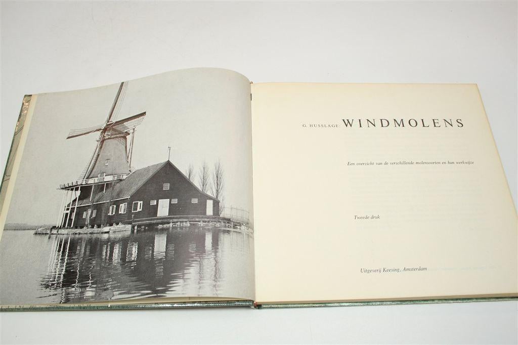 Windmolens — Molensoorten & Werkwijze 1968 Vintage Boek, Ophalen of Verzenden, Gelezen