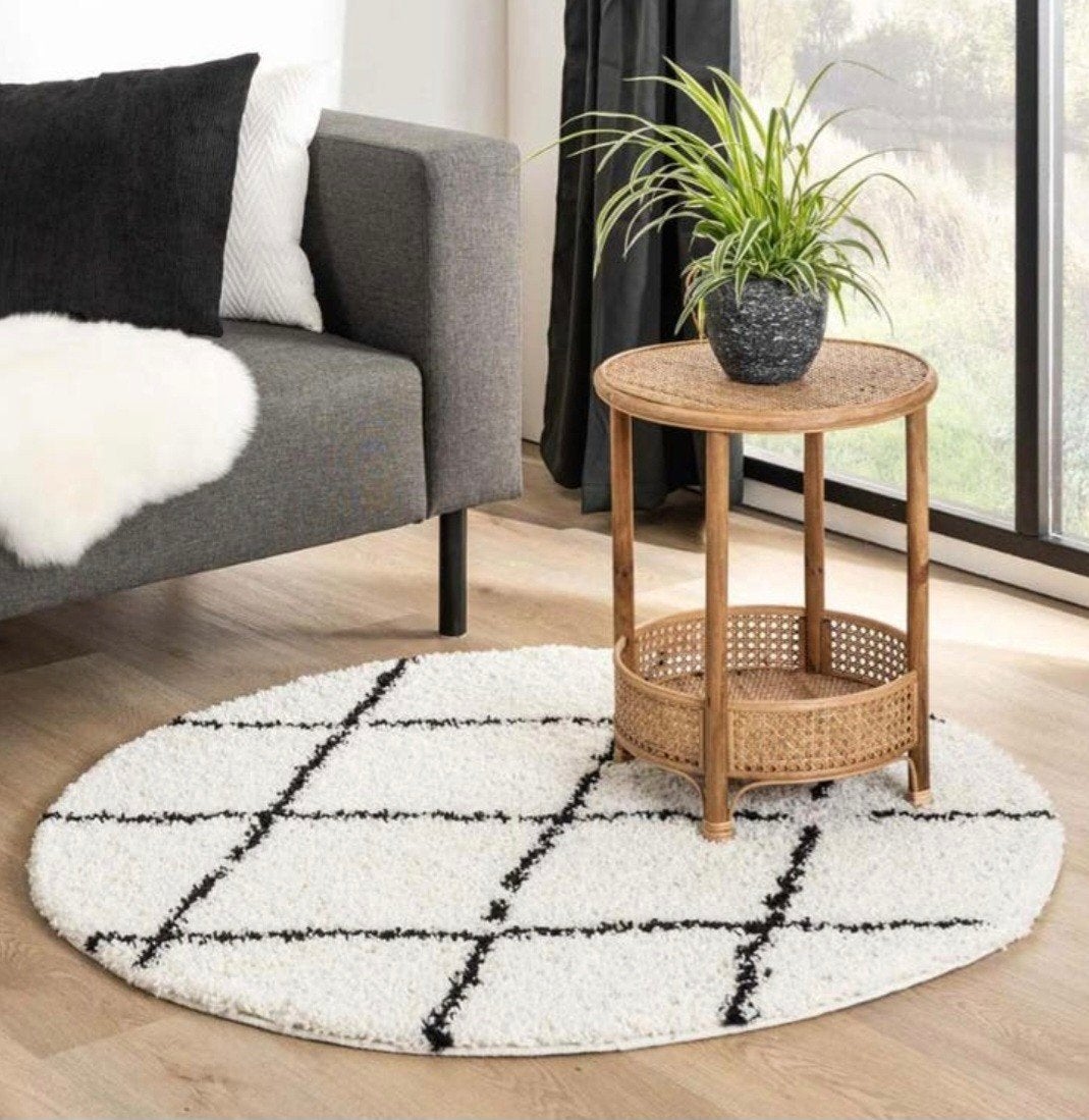 Vloerkleed rond   120cm, Rond, Nieuw, Ophalen of Verzenden, 100 tot 150 cm