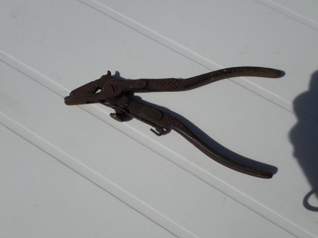 Antieke zaag zettang, Antiek en Kunst, Ophalen of Verzenden