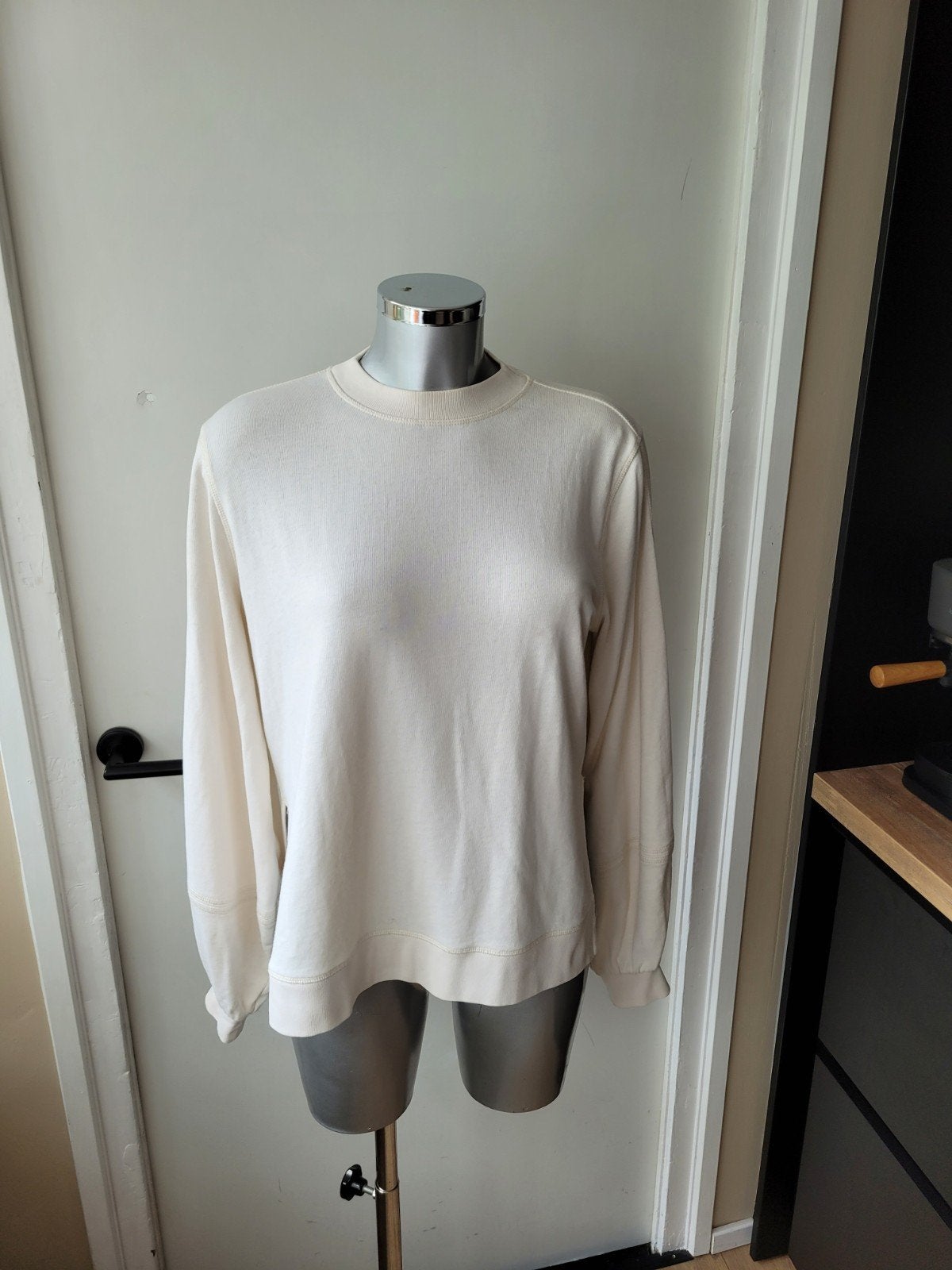 Super leuke beige Ganni trui maat XS, Beige, Ganni, Ophalen of Verzenden, Zo goed als nieuw