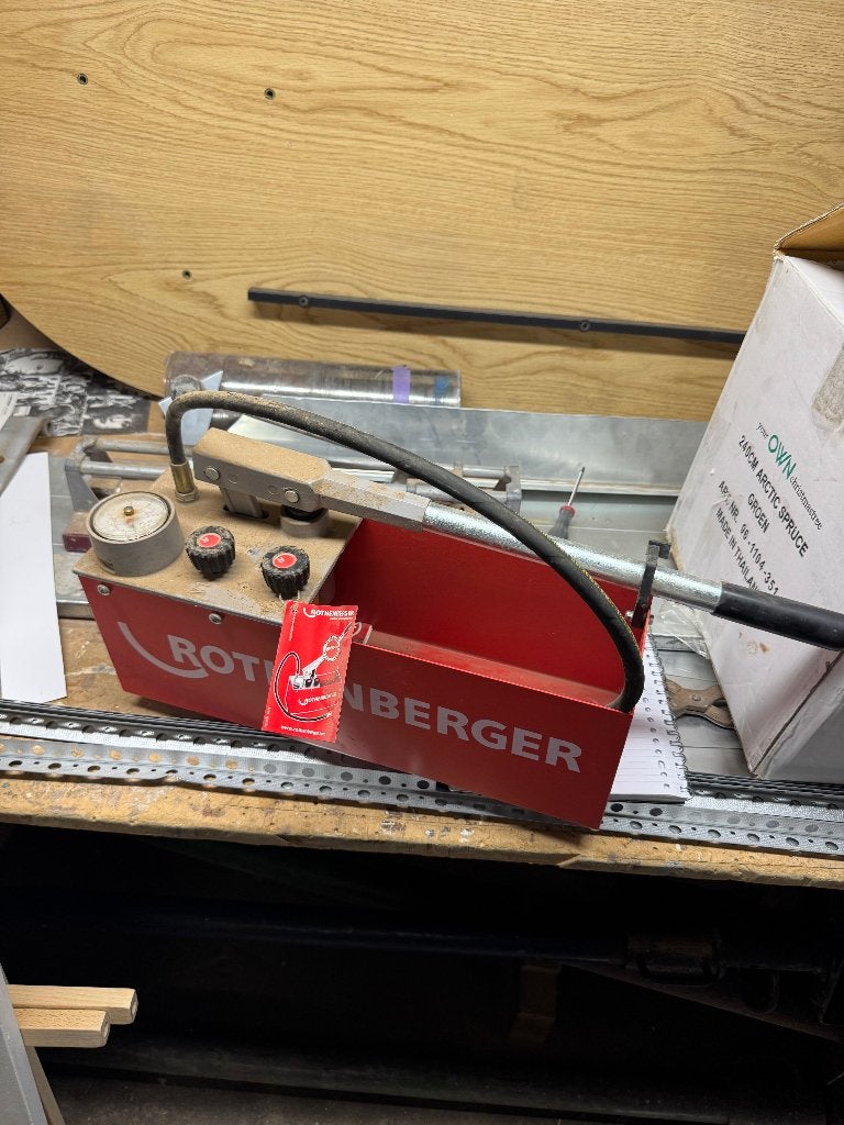Rothenberger druktestpomp, Ophalen, Zo goed als nieuw, Overige typen, Overige merken