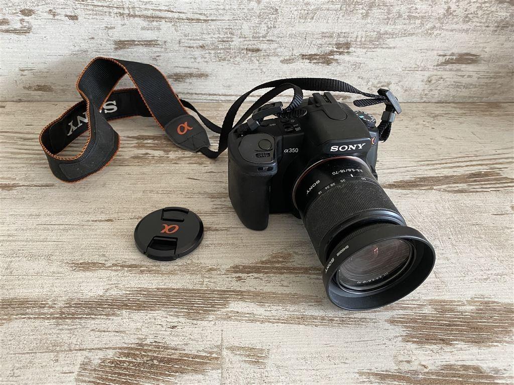 Sony A350 camera met lens [1421], Audio, Tv en Foto, Fotocamera's Digitaal, Verzenden, Zo goed als nieuw, Canon, Geen optische zoom