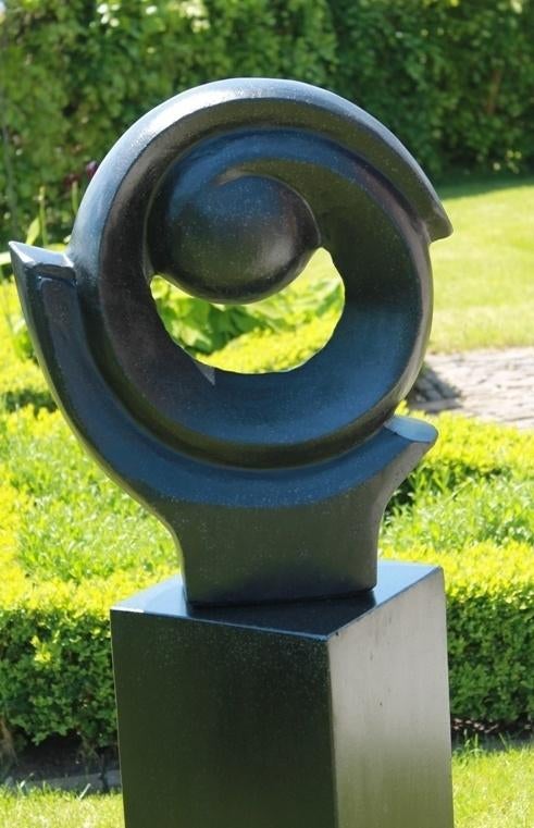 groot terrazzo tuinbeeld Sympathy mooi cadeau blikvanger, Ophalen, Nieuw, Steen, Abstract beeld