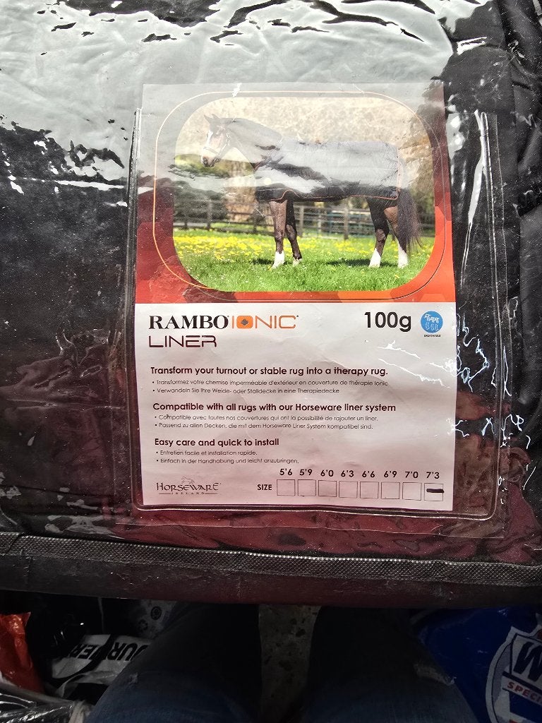 Rambo ionic liner 100 gram, Dieren en Toebehoren, 100 g, Gebruikt, Linersysteem, Overige materialen