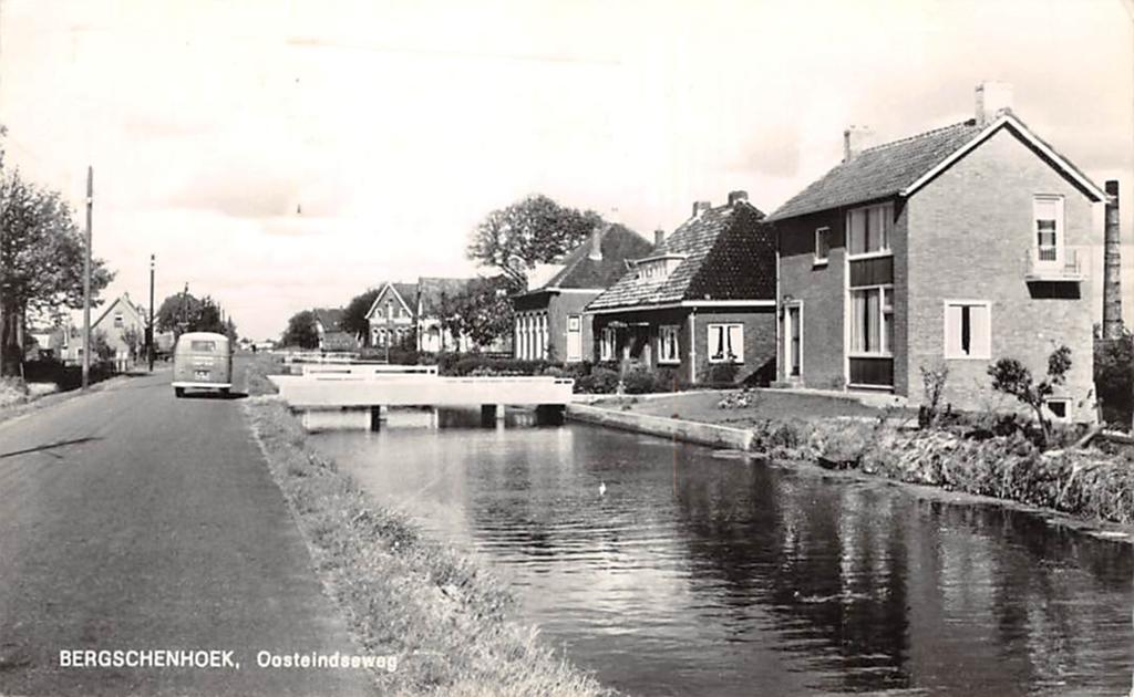 Bergschenhoek, Oosteindseweg, Ophalen of Verzenden, 1940 tot 1960, Gelopen, Zuid-Holland