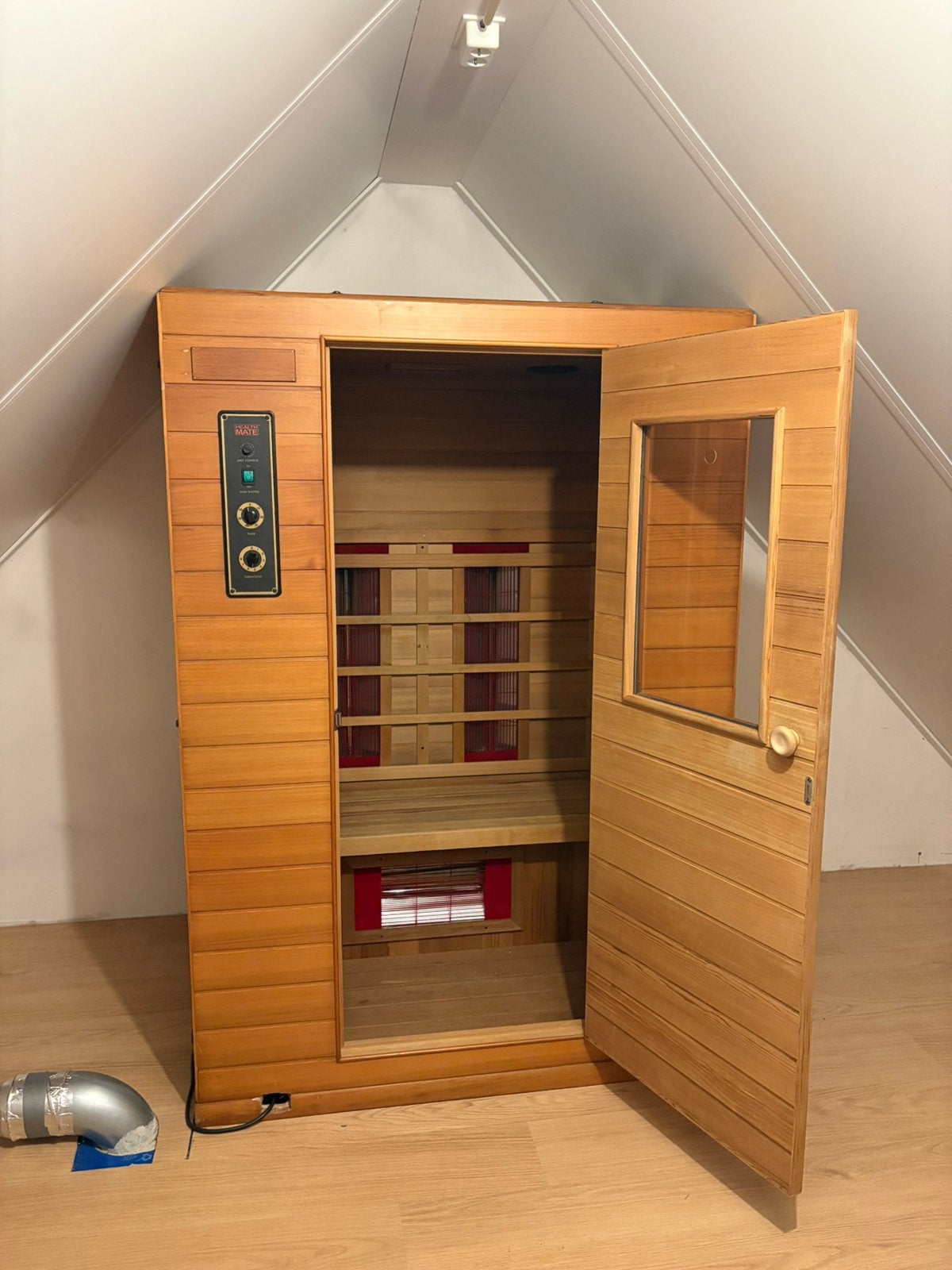 Health mate infrarood sauna tweepersoons cabine, Ophalen of Verzenden, Zo goed als nieuw, Complete sauna