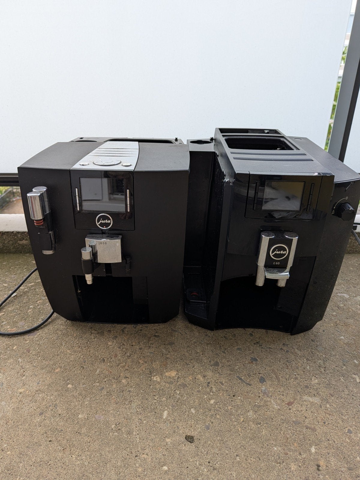 twee defecte Jura koffiemachines, Ophalen, Koffiemachine