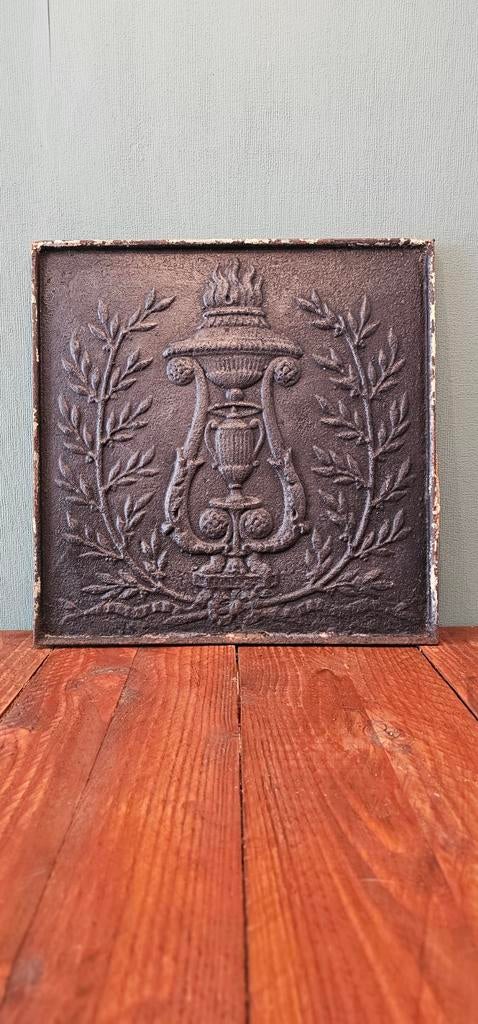 Antieke Neoklassieke Haardplaat - Louis XVI Stijl, Antiek en Kunst, Ophalen
