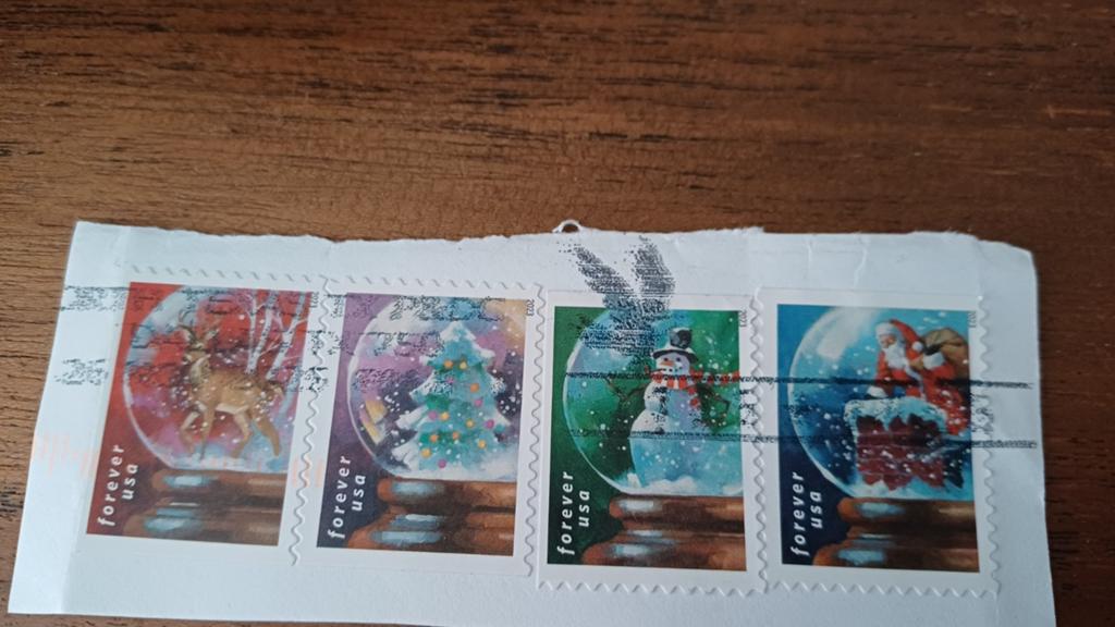USA, 2023,  snow globes, Ophalen of Verzenden, Gestempeld, Noord-Amerika