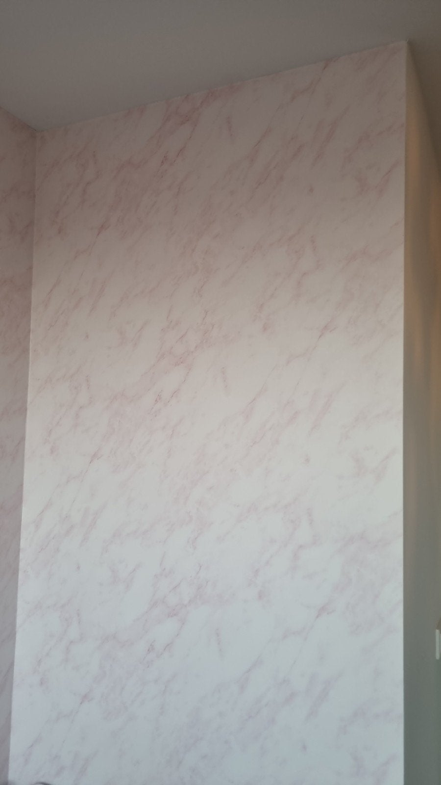 Roze marmer behang (Esta Home) met bijpassend vloerkleed, Ophalen, Roze, Modern