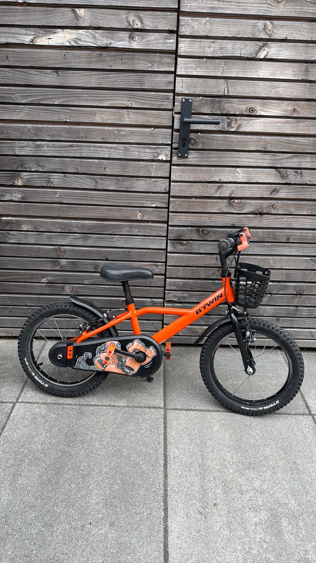 Btwin robot 500 16inch, Fietsen en Brommers, Fietsen | Kinderfietsjes, Ophalen, Gebruikt, Velgrem, 16 tot 20 inch