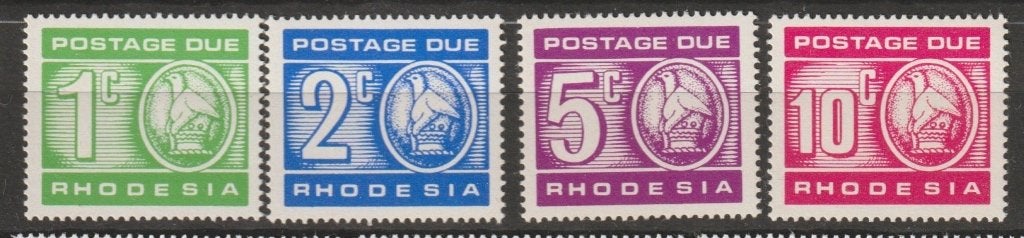 TSS Kavel 8.50089 Rhodesie Pf minr 11-15 port nr 14 ontbreek, Ophalen, Zimbabwe, Postfris