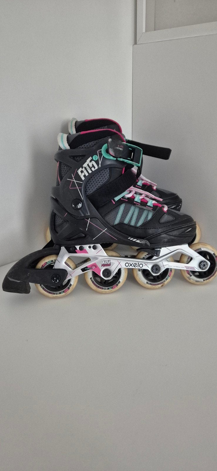 Oxelo Fit 5 Inline Skates - Verstelbaar Maat 32-35, Overige merken, Kinderen, Ophalen of Verzenden, Inline skates 4 wielen