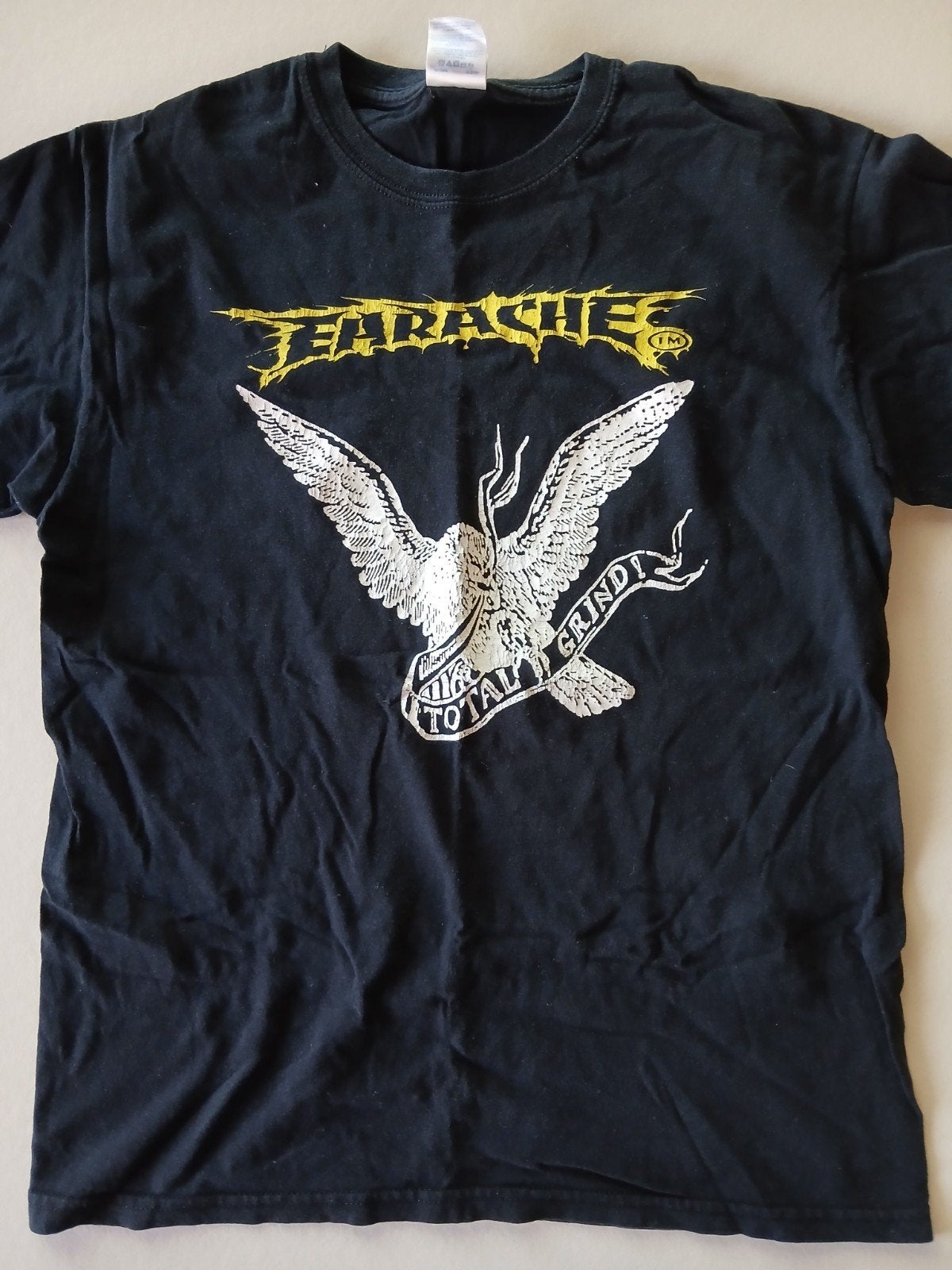 Earache - t-shirt vintage M, Ophalen of Verzenden, Gedragen, Maat 48/50 (M), Zwart