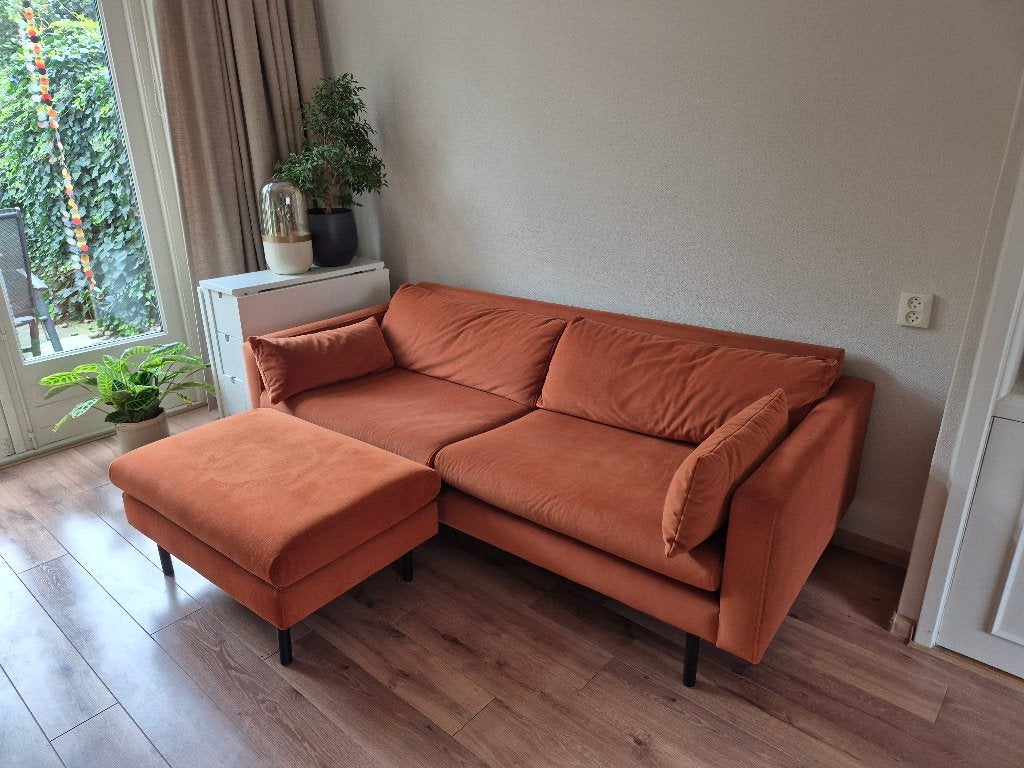NOUS Living  3-zitsbank Adam, Huis en Inrichting, Ophalen, Gebruikt, Driepersoons, 75 tot 100 cm
