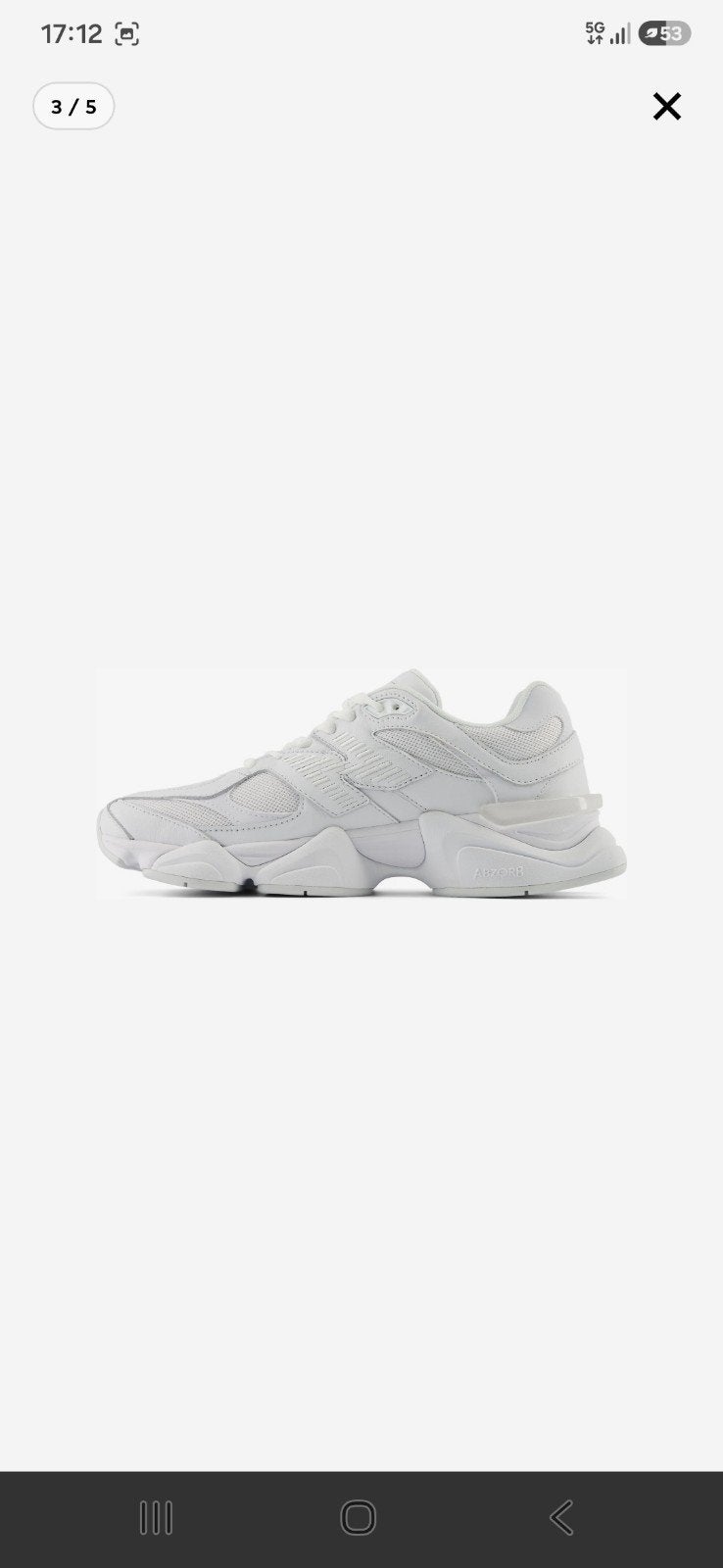 New Balance 9060 Sneakers - Wit - Maat 42, New Balance, Wit, Nieuw, Ophalen of Verzenden