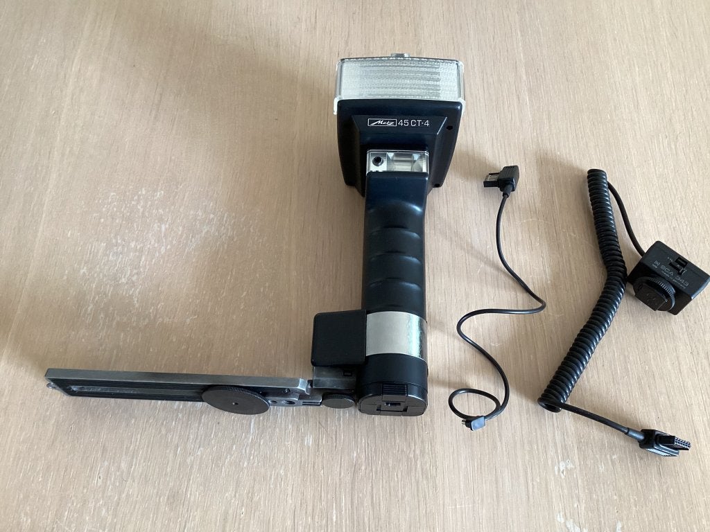 Metz 45 CT-4 krachtige staafflitser, Audio, Tv en Foto, Kantelbaar, Ophalen of Verzenden, Zo goed als nieuw, Staafflitser