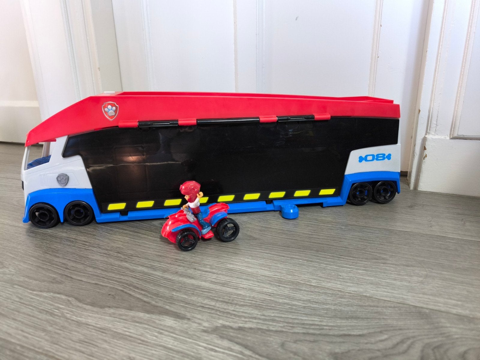 Paw Patrol Patroller met Ryder figuur en quad, Ophalen, Gebruikt