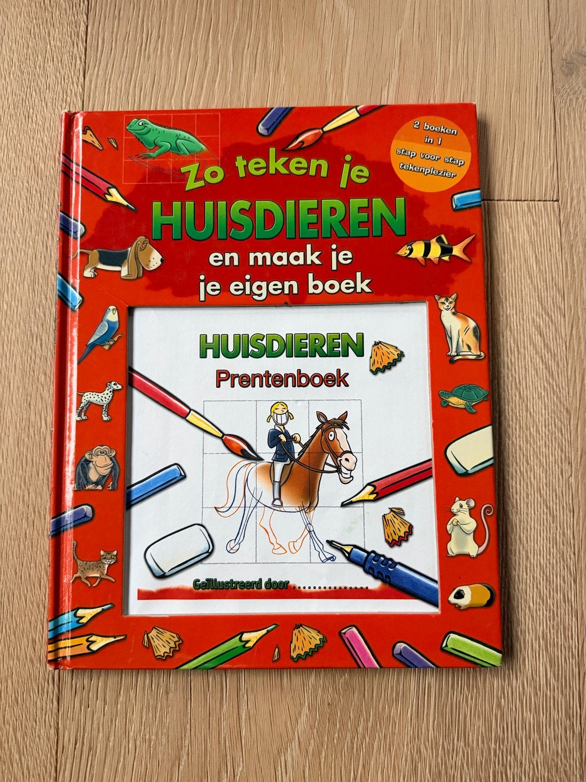 Zo teken je huisdieren en maak je eigen boek, Ophalen of Verzenden, Zo goed als nieuw