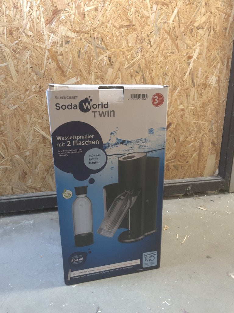 Nieuwe SilverCrest Soda World Twin met 2 flessen, Ophalen of Verzenden, Nieuw