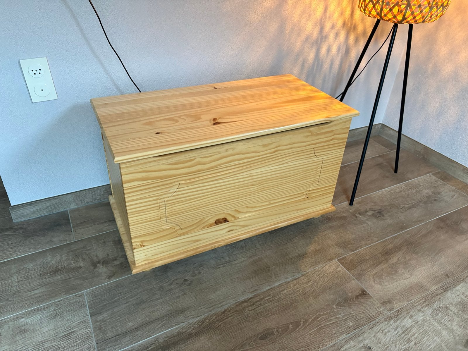 Houten kist / speelgoedkist / dekenkist grenenhout, Huis en Inrichting, Ophalen, 50 – 75, Minder dan 50 cm, 50 tot 100 cm