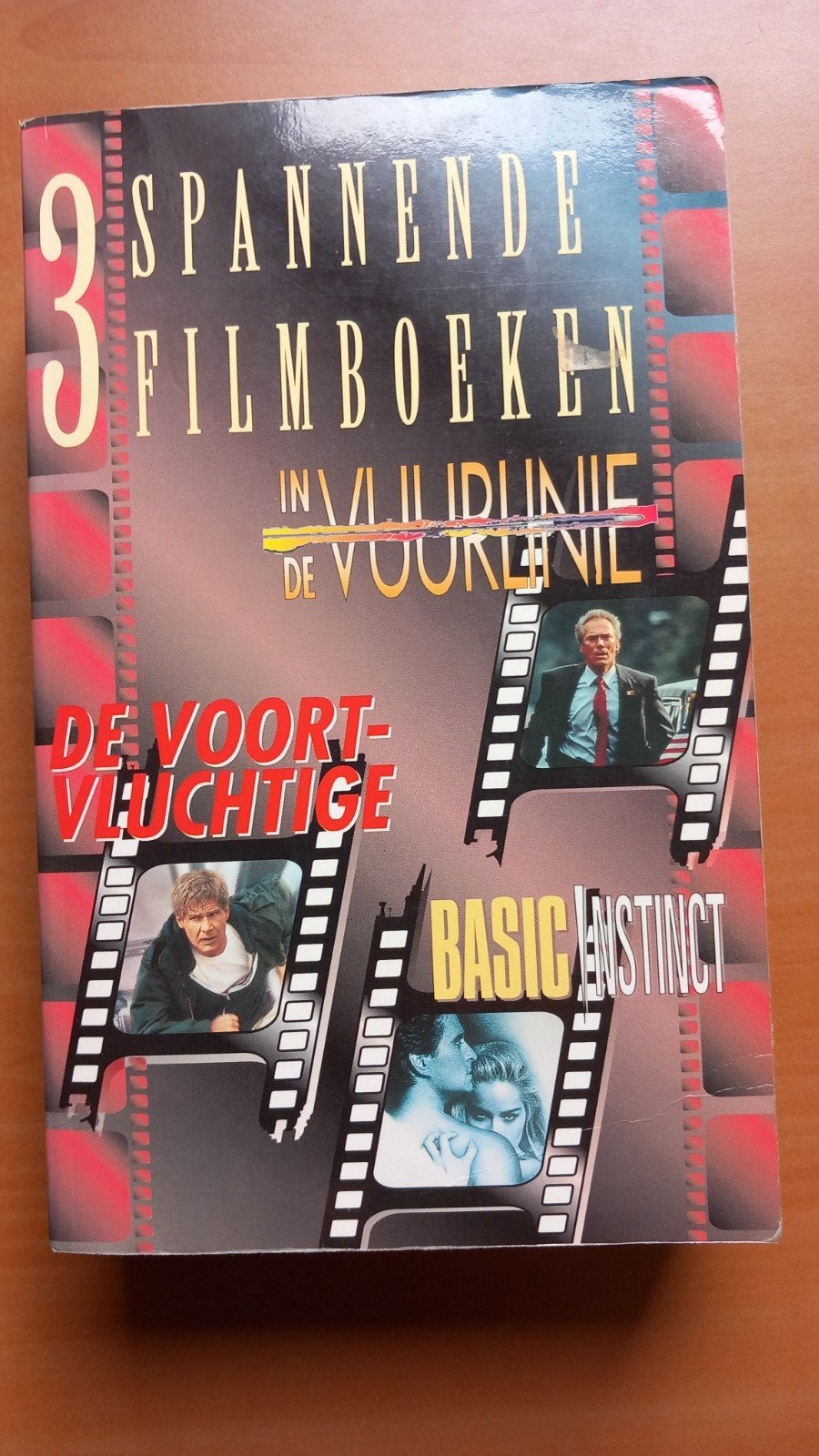 3 Filmboeken: De Voortvluchtige, In de Vuurlijn, Basic Inst, Ophalen of Verzenden, Gelezen, J.M. Dillard, Max Allan Collins, Richard Osborne