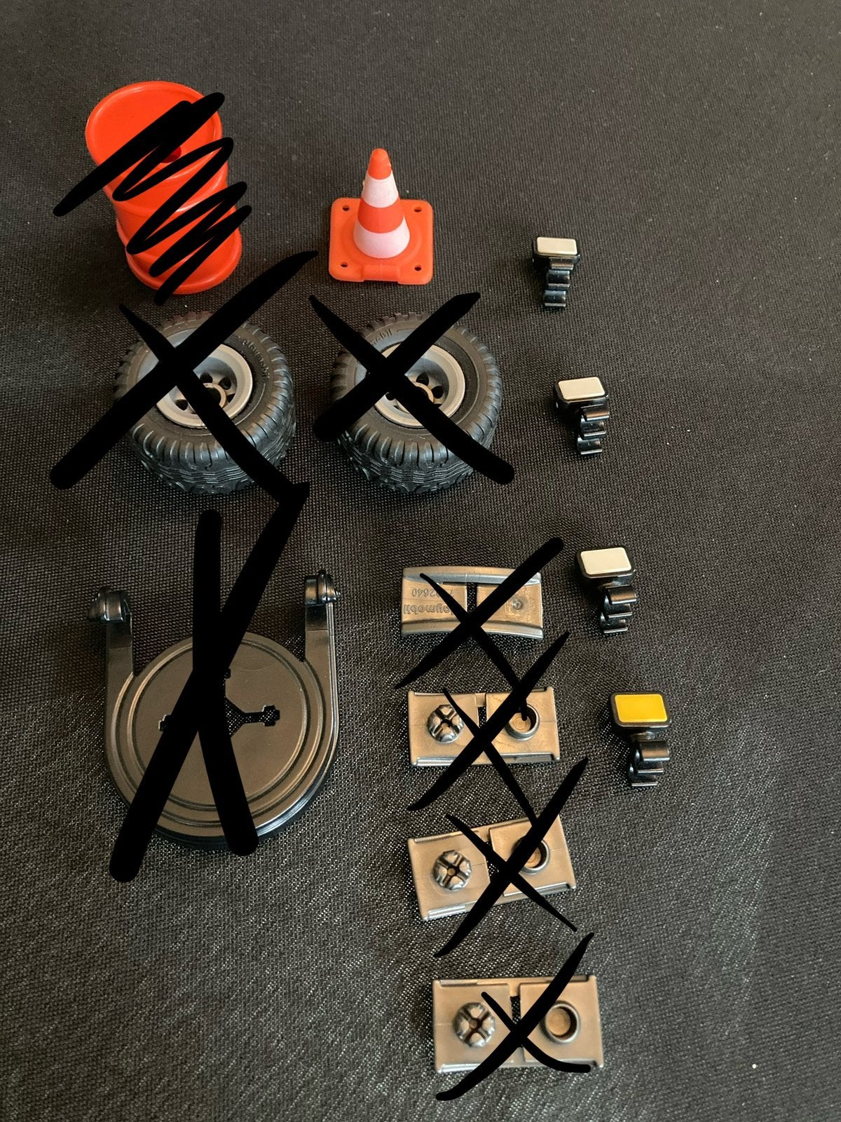 Playmobil pion, lamp ed…., Ophalen of Verzenden, Zo goed als nieuw