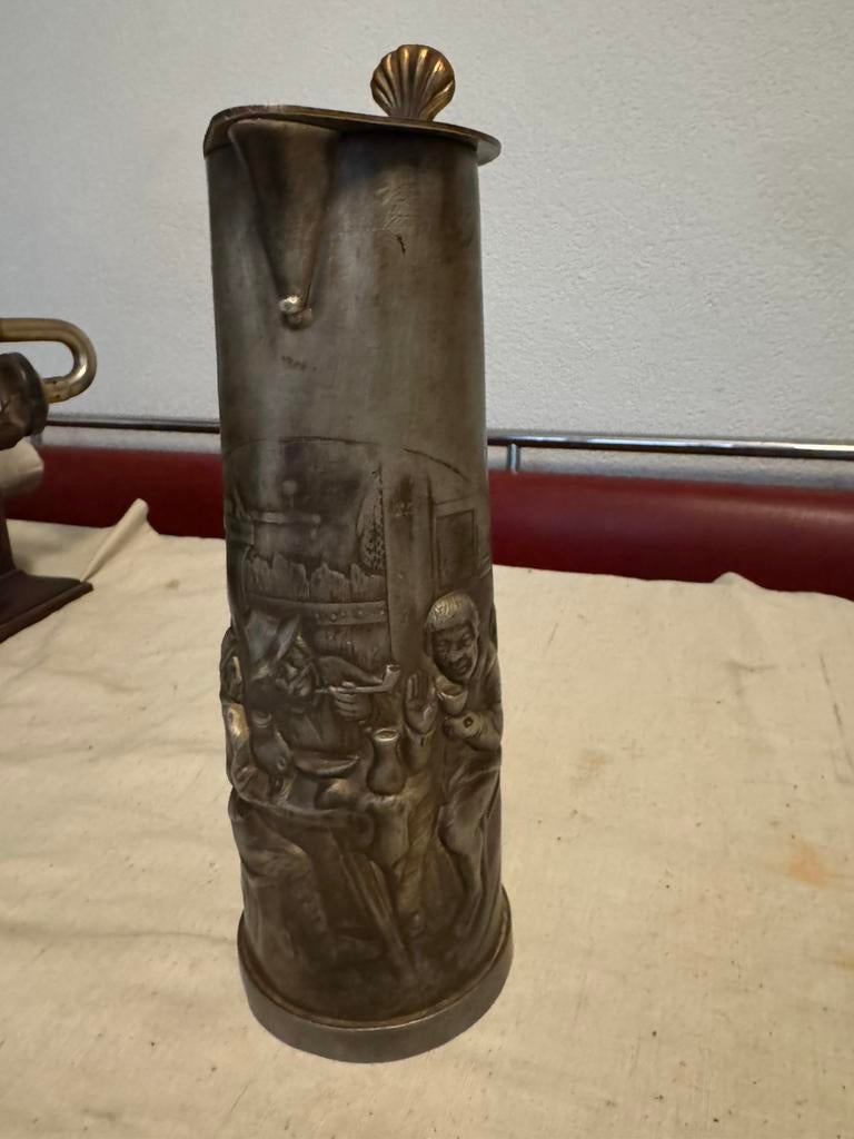 Oude Tinnen Wijnkan, Ophalen of Verzenden