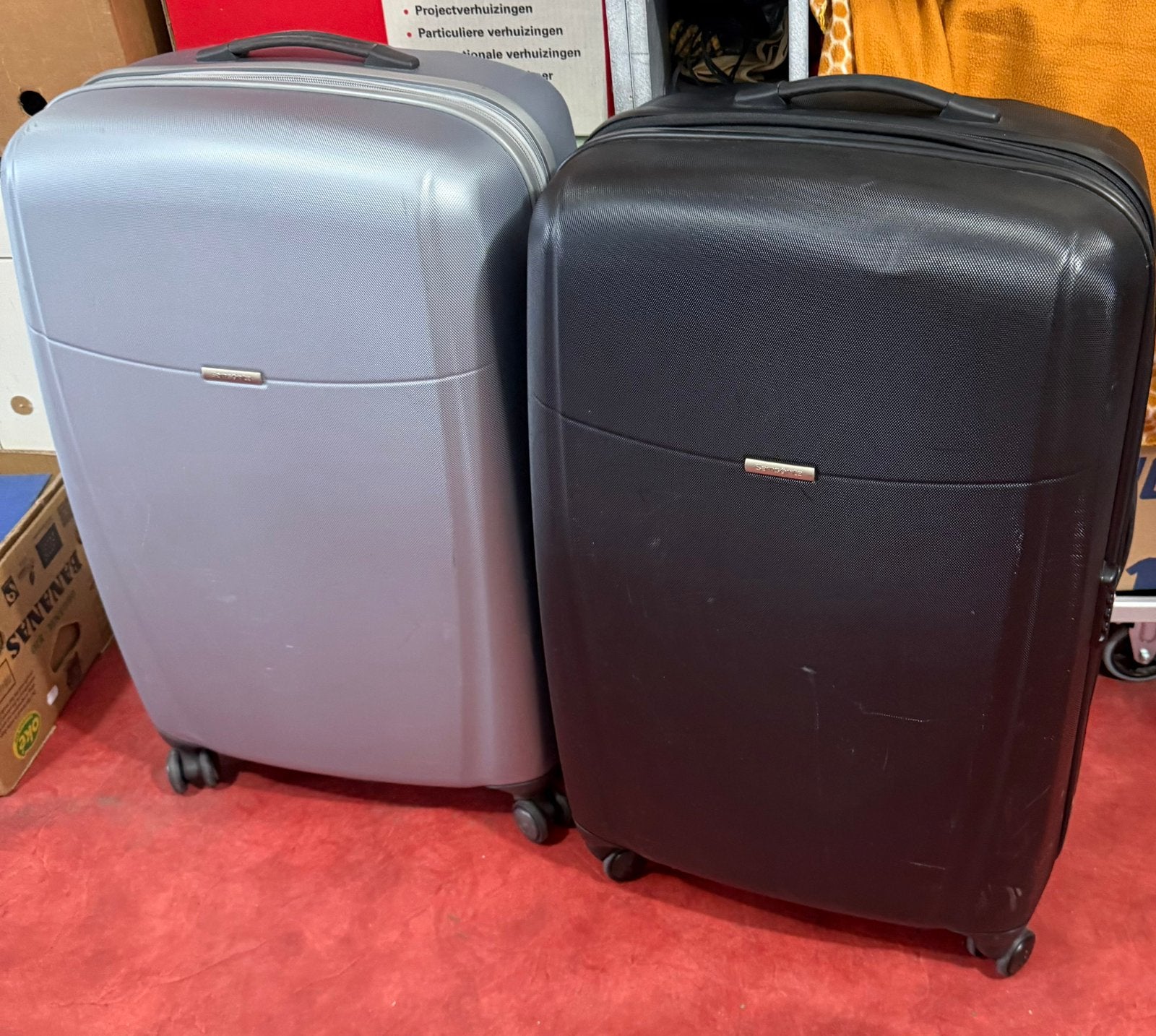 2 x Samsonite Bright Lite 2.0 Spinner koffer, Sieraden, Tassen en Uiterlijk, Koffers, Zo goed als nieuw, Hard kunststof, 70 cm of meer